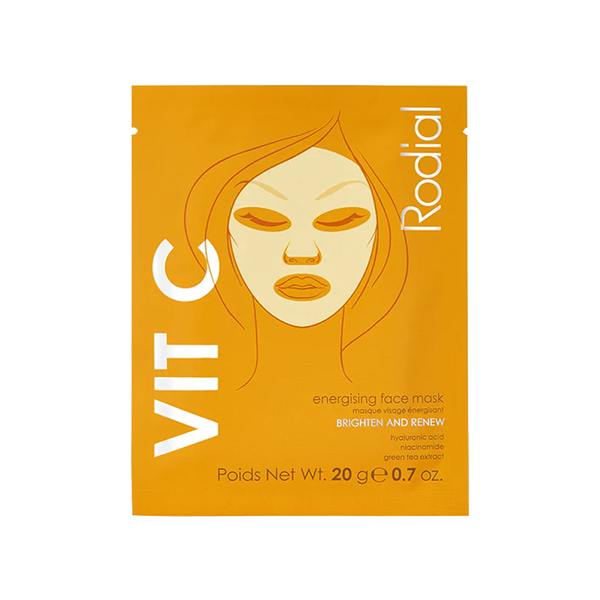 Rodial Vit C Energising Sheet Mask платнена маска за озаряване и жизненост на кожата с витамин c за жени | monna.bg