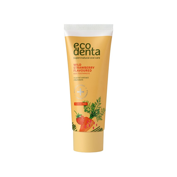 Ecodenta Wild Strawberry Flavoured Toothpaste паста за зъби без флуорид за деца | monna.bg