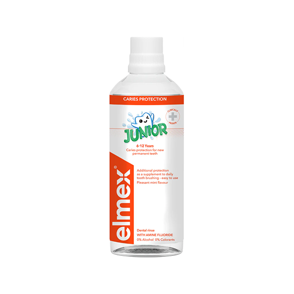 Elmex Junior Mouthwash вода за уста за цялостна защита на устната кухина за деца | monna.bg