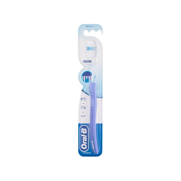 Oral-B 1-2-3 Indicator Toothbrush четка за зъби medium унисекс | monna.bg