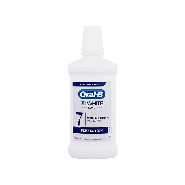 Oral-B 3D White Luxe Mouthwash вода за уста с избелващ ефект унисекс | monna.bg