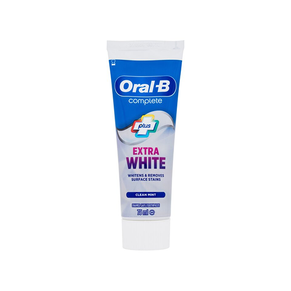 Oral-B Complete Plus Extra White Clean Mint Toothpaste избелваща паста за грижа за зъбите и венците унисекс | monna.bg