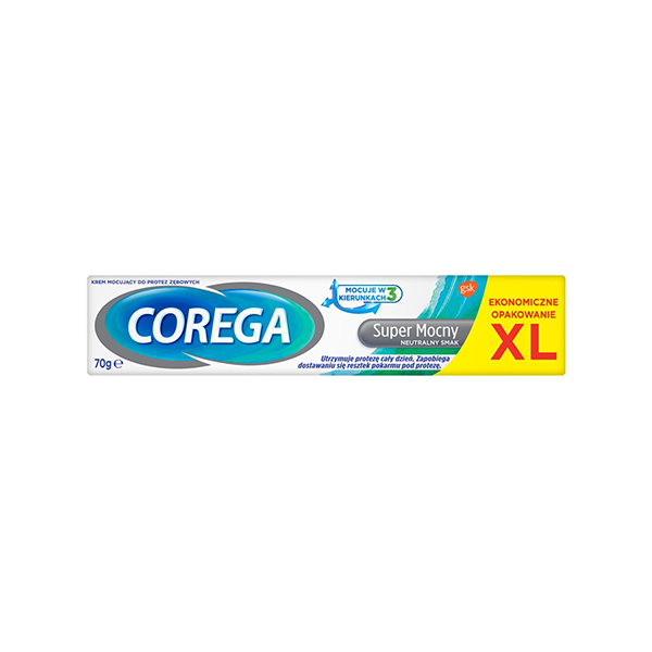 Corega Flavourless Extra Strong Fixative Cream лепило крем за зъбни протези унисекс | monna.bg