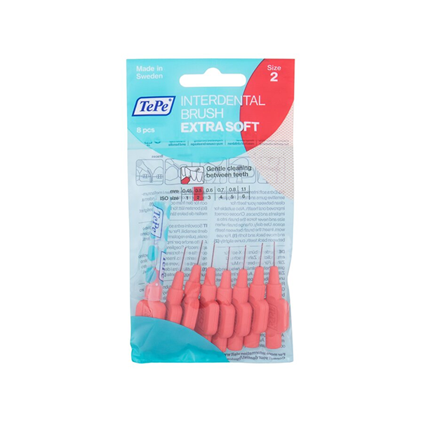 TePe TePe Extra Soft Interdental Brush комплект 8 бр. четки за междузъбното пространство унисекс | monna.bg