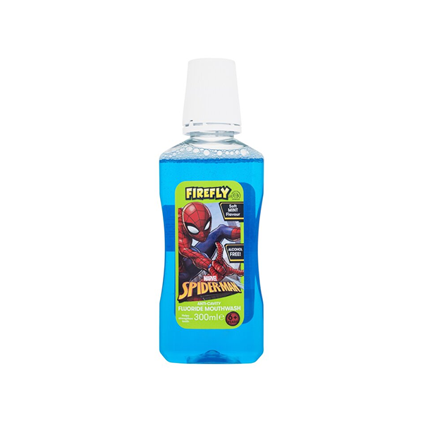 Marvel Spiderman Firefly Fluoride Mouthwash вода за уста с флуорид за деца | monna.bg