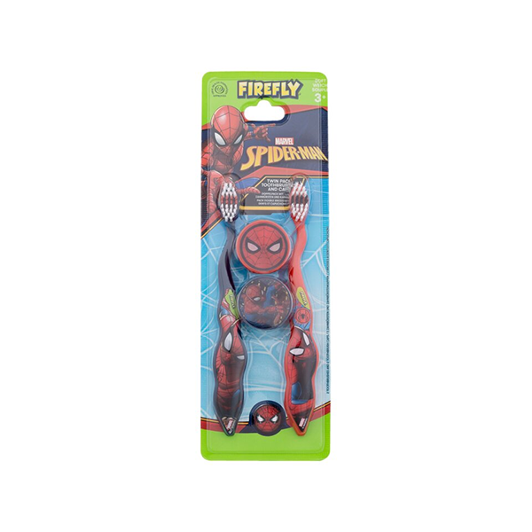 Marvel Spiderman Twin Pack Toothbrush комплект 2 бр. четки за зъби soft за деца | monna.bg