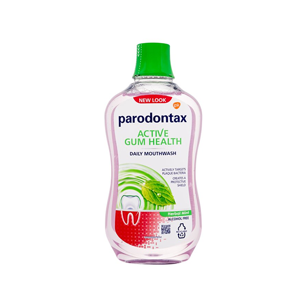 Parodontax Active Gum Health Herbal Mint Mouthwash вода за уста с аромат на мента за защита на венците без алкохол унисекс | monna.bg