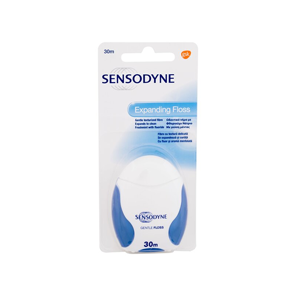 Sensodyne Expanding Dental Floss восъчен конец за междузъбното пространство унисекс | monna.bg