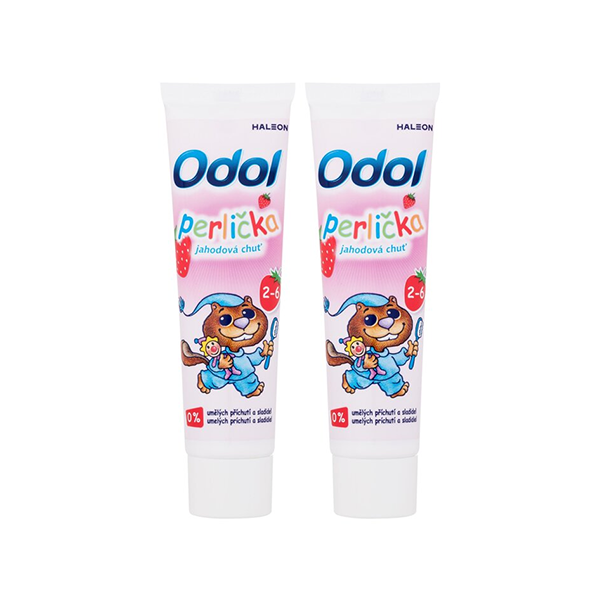 Odol Kids Strawberry Toothpaste комплект 2 бр. паста за зъби с флуорид и плодов аромат за деца | monna.bg