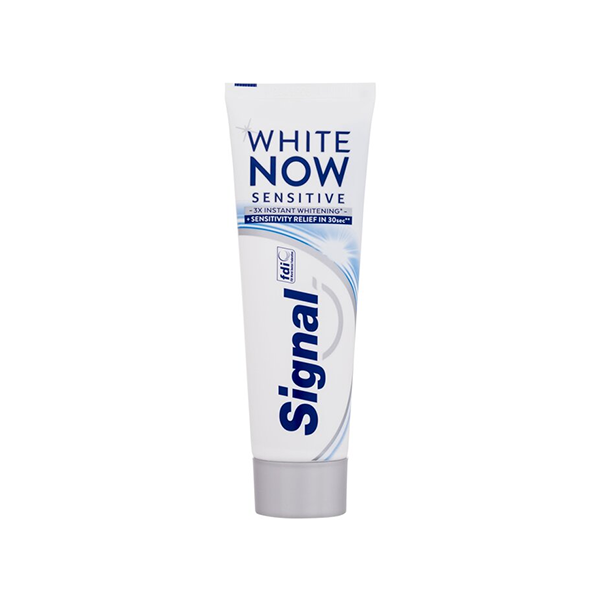 Signal White Now Sensitive Toothpaste избелваща паста за чувствителни зъби и защита за зъбите и венците унисекс | monna.bg