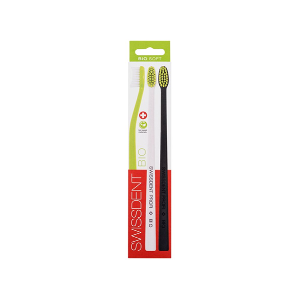 Swissdent Profi Bio Toothbrush комплект от 3 бр. четки за зъби soft унисекс | monna.bg