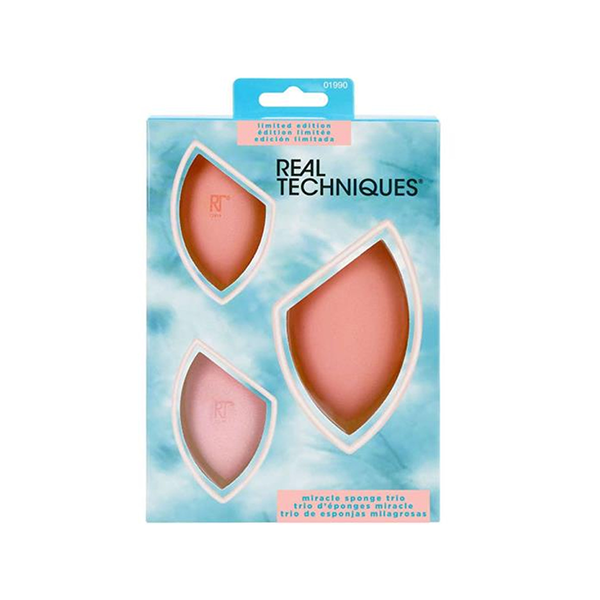 Real Techniques Miracle Makeup Sponge Set комплект гъбички за жени | monna.bg