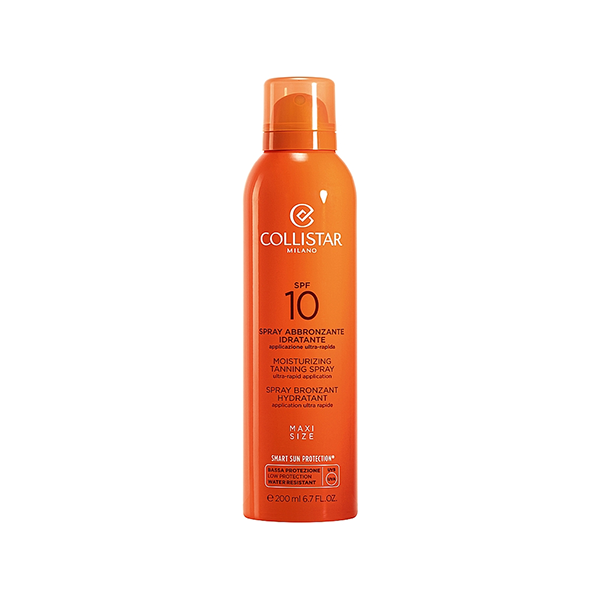 Collistar Moisturizing Tanning Spray SPF10 овлажняващ спрей за тен за жени | monna.bg