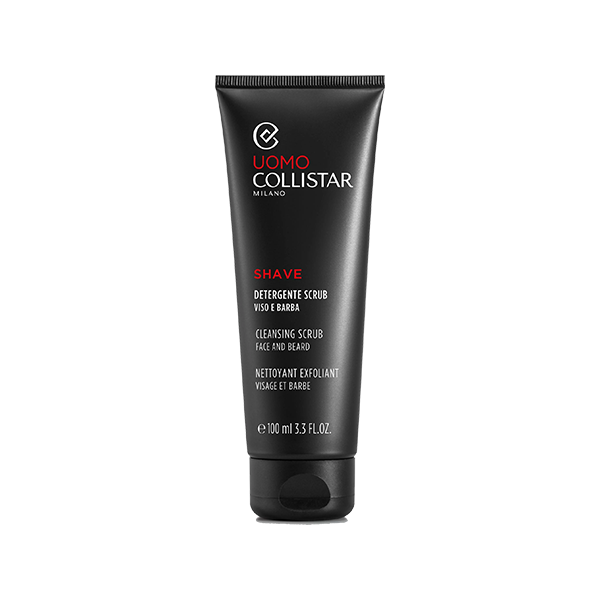 Collistar Uomo Face And Beard Cleansing Scrub почистващ пилинг за подготовка на кожата преди бръснене за мъже | monna.bg