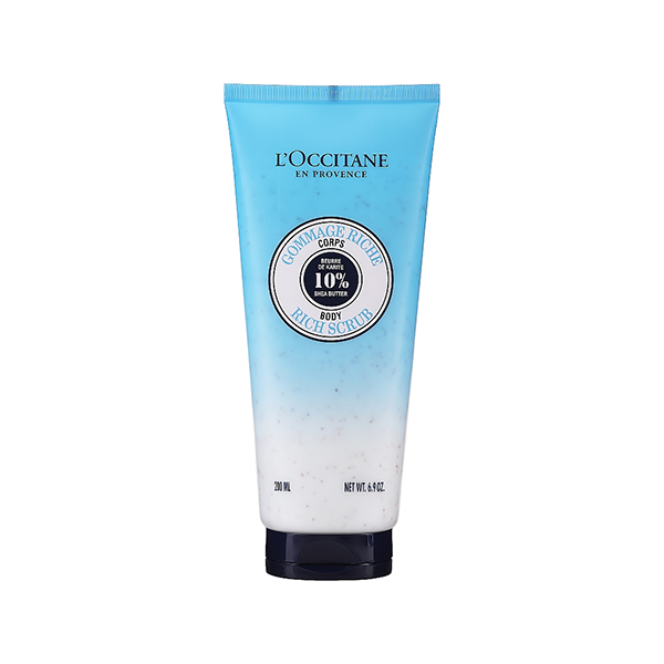 L'Occitane Shea Butter Ultra Rich Body Scrub подхранващ скраб за тяло за жени | monna.bg