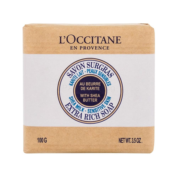 L'Occitane Shea Milk Extra Rich Soap сапун с масло от ший за чувствителна кожа за жени | monna.bg