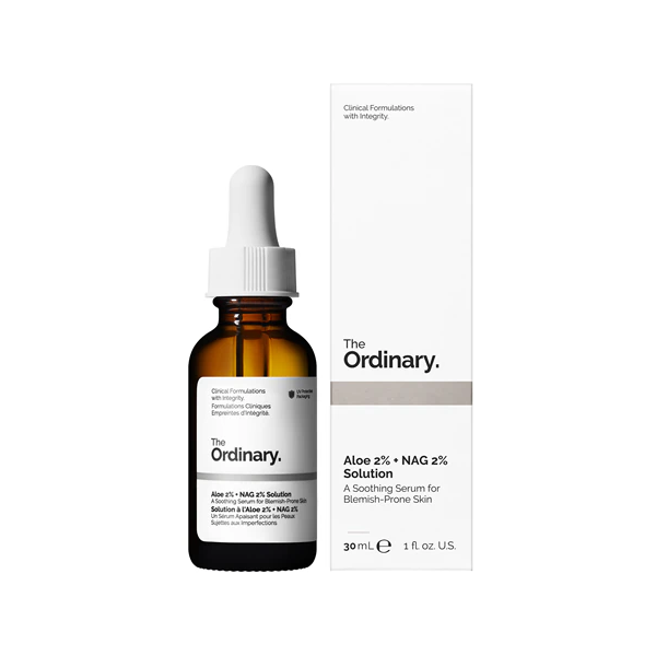 The Ordinary Aloe 2% + NAG 2% Solution успокояващ серум против акне за жени | monna.bg