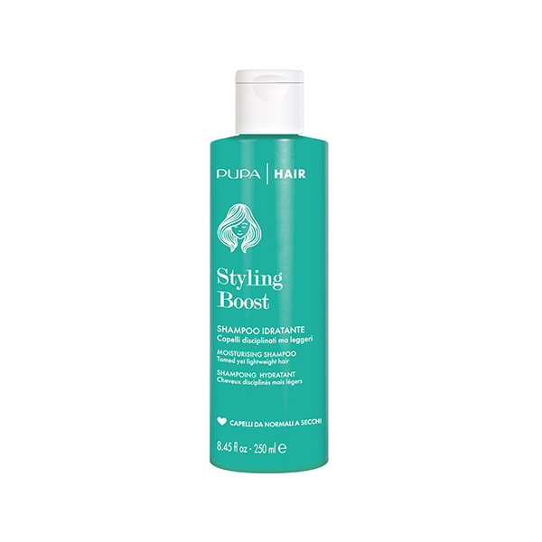Pupa Styling Boost Moisturising Shampoo овлажняващ шампоан за суха и нормална коса за жени | monna.bg