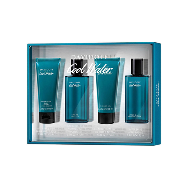 Davidoff Cool Water подаръчен комплект с тоалетна вода 75мл и душ гел 75мл за мъже | monna.bg