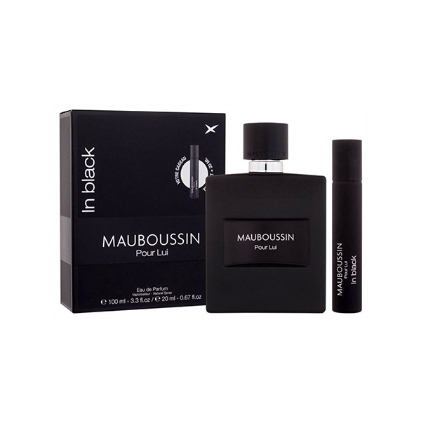 Mauboussin Pour Lui In Black подаръчен комплект с парфюмна вода 100мл и 20мл за мъже | monna.bg