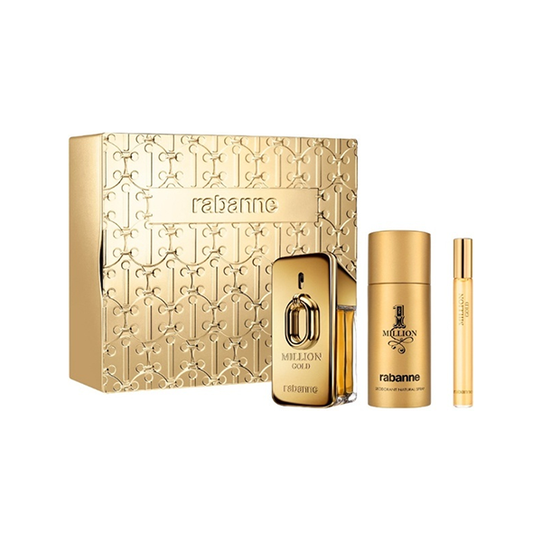 Paco Rabanne Million Gold подаръчен комплект с парфюмна вода 50мл за мъже | monna.bg