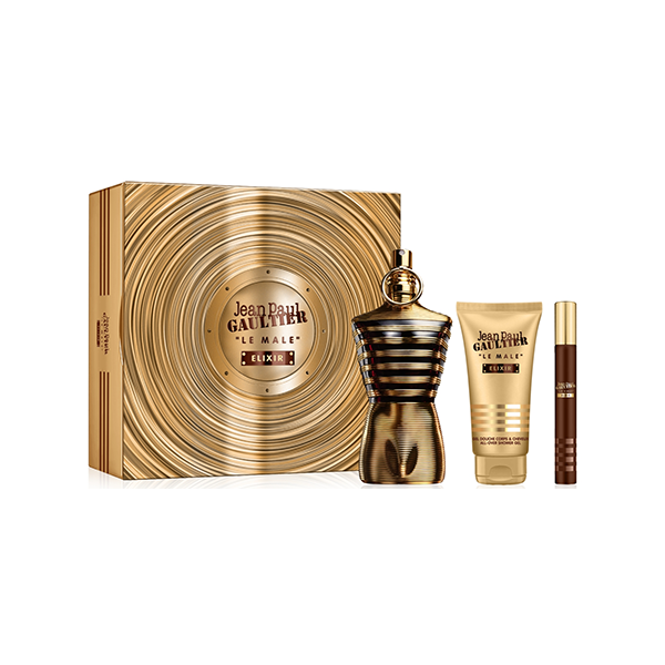 Jean Paul Gaultier Le Male Elixir подаръчен комплект с парфюмна вода 125мл и душ гел 75мл за мъже | monna.bg