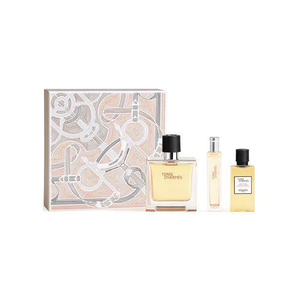 Hermes Terre d'Hermes подаръчен комплект с парфюмна вода 75мл и 15мл за мъже | monna.bg