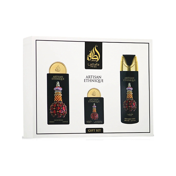 Lattafa Perfumes Pride Artisan Ethnique подаръчен комплект с парфюмна вода 100мл унисекс | monna.bg
