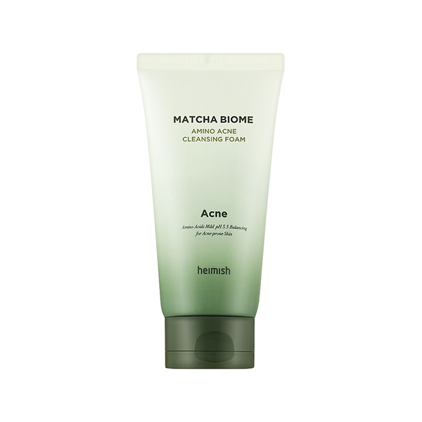 Heimish Matcha Biome Amino Acne Cleansing Foam нежна кремообразна почистваща пяна за лице за жени | monna.bg