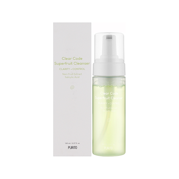 Purito Seoul Clear Code Superfruit Cleanser дълбоко почистваща пяна за лице за жени | monna.bg