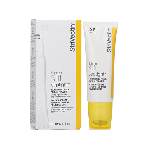 Strivectin Tighten & Lift Peptight Tightening Neck Serum Roller стягащ серум за шия с метален апликатор унисекс | monna.bg
