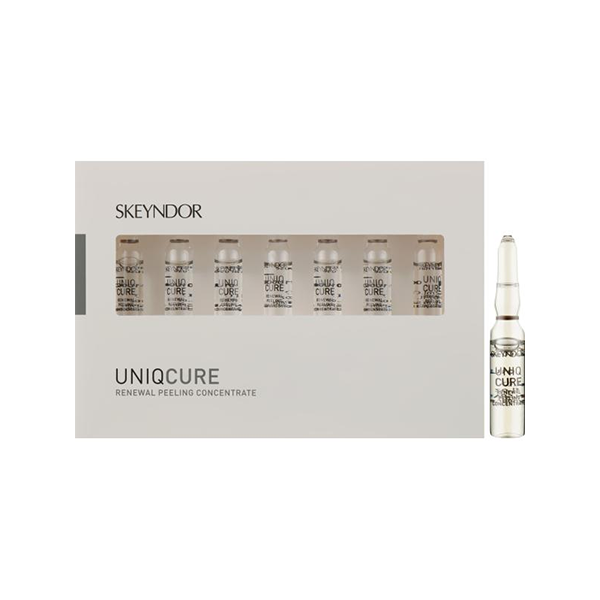 Skeyndor Uniqcure Renewal Peeling Concentrate 7x 2ml активен обновяващ пилинг концентрат на ампули за лице 7 ампули унисекс | monna.bg