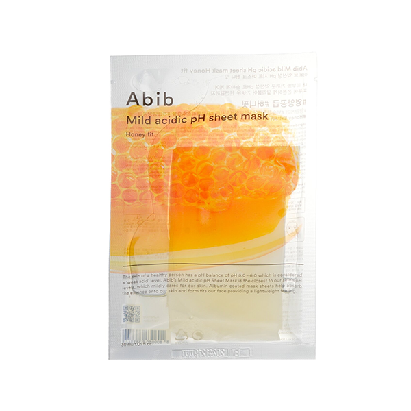 Abib Mild Acidic pH Sheet Mask Honey Fit Face Mask хидратираща маска за лице унисекс | monna.bg