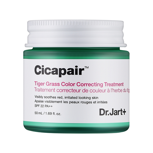 Dr. Jart+ Cicapair Tiger Grass Color Correcting Treatment Day Cream интензивен крем, намаляващ зачервяването на кожата унисекс | monna.bg