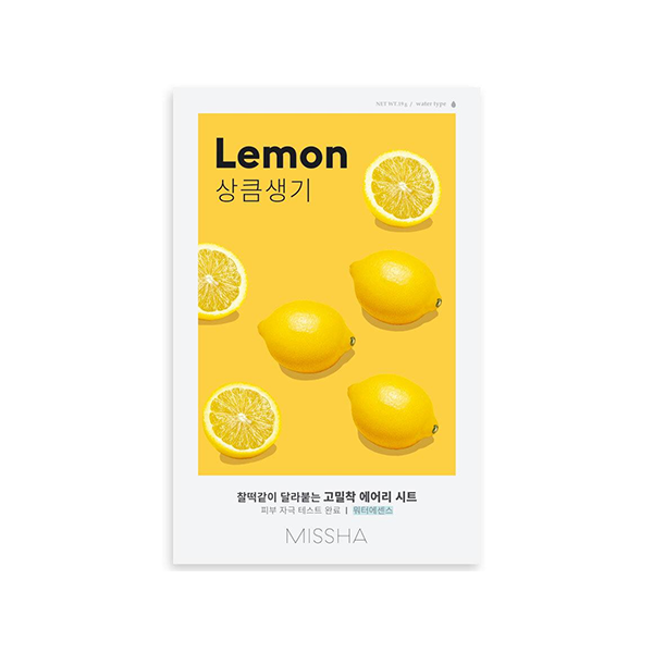 Missha Airy Fit Sheet Mask Lemon маска за лице с екстракт от лимон унисекс | monna.bg
