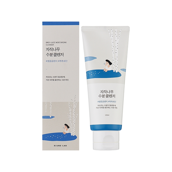 Round Lab Birch Moisturizing Cleanser хидратиращ измиващ гел за лице с брезов сок унисекс | monna.bg