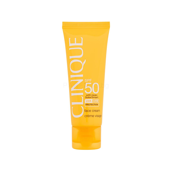 Clinique Face Cream SPF50 With Solar Smart крем за лице с високо ниво на защита унисекс | monna.bg