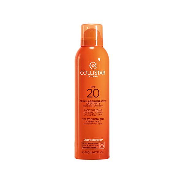Collistar Special Perfect Tan Moisturizing Tanning Spray SPF20 Medium Protection слънцезащитен спрей spf 20 унисекс | monna.bg