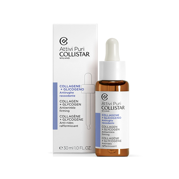 Collistar Attivi Puri Collagen + Glycogen Antiwrinkle Firming Face Serum серум за лице, намаляващ признаците на стареене с колаген унисекс | monna.bg