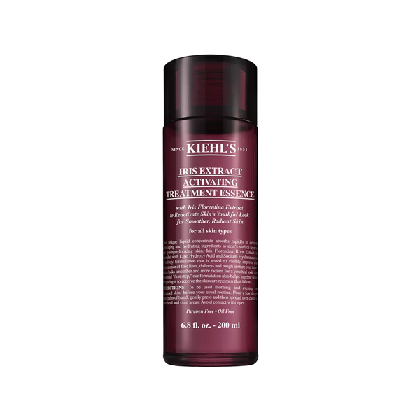 Kiehl's Iris Extract Activating Treatment Essence For All Skin Types хидратираща есенциална вода за всички видове кожа, включително и чувствителна унисекс | monna.bg