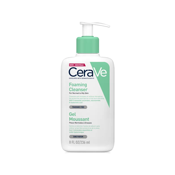 CeraVe Facial Cleansers Foaming Cleanser пенлив почистващ гел за нормална към мазна кожа унисекс | monna.bg