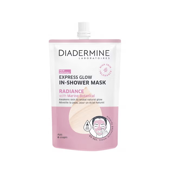 Diadermine Express Glow In-Shower Mask Radiance маска за сияние под душа унисекс | monna.bg
