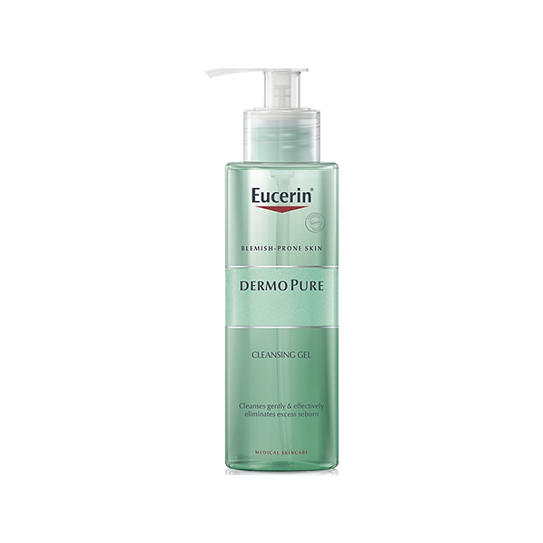 Eucerin DermoPure Triple Effect Cleansing Gel дълбоко почистващ гел за проблемна кожа за жени | monna.bg