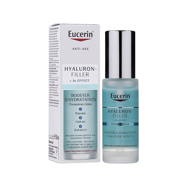 Eucerin Hyaluron-Filler + 3x Effect Hydra Boost Serum хидратиращ серум за лице за жени | monna.bg