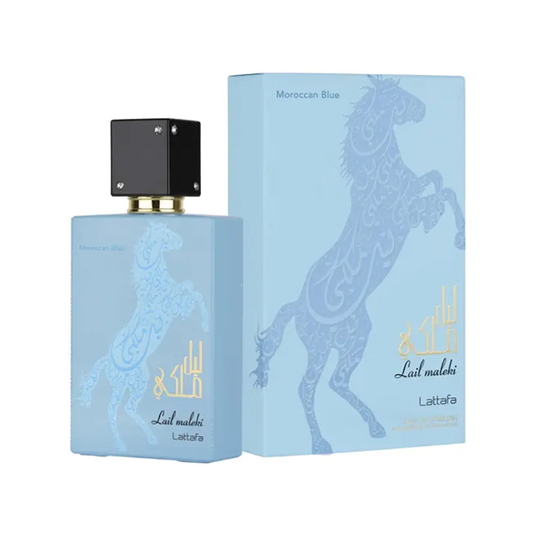 Lattafa Perfumes Lail Maleki Moroccan Blue парфюмна вода за мъже | monna.bg