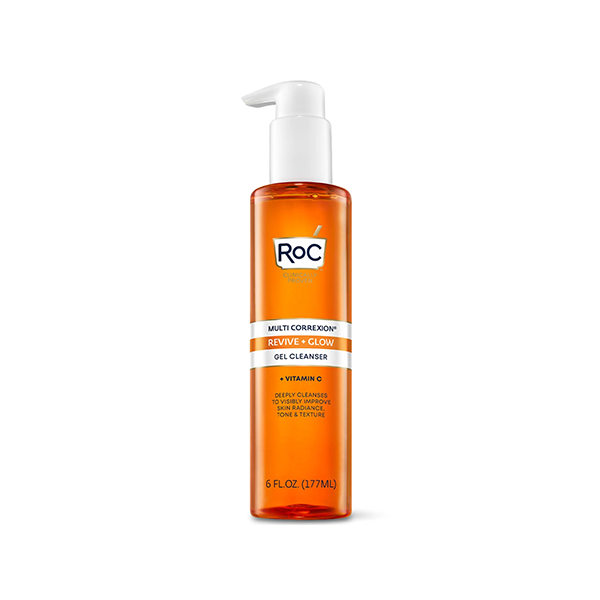 RoC Multi Correxion Revive & Glow Gel Cleanser + Vitamin C ревитализиращ почистващ продукт, обогатен с клинично доказана гликолова киселина и витамин c за жени | monna.bg