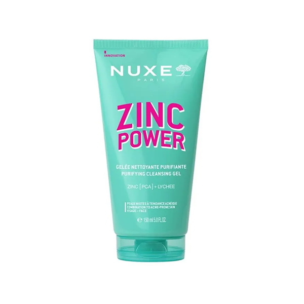 Nuxe Zinc Power Purifying Cleansing Gel почистващ гел против несъвършенства на кожата за жени | monna.bg
