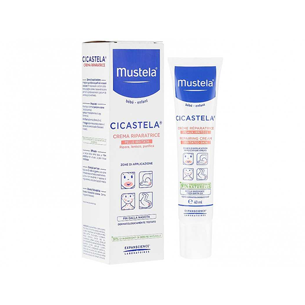 Mustela Cicastela Day Cream възстановяващ крем за раздразнена кожа за деца | monna.bg