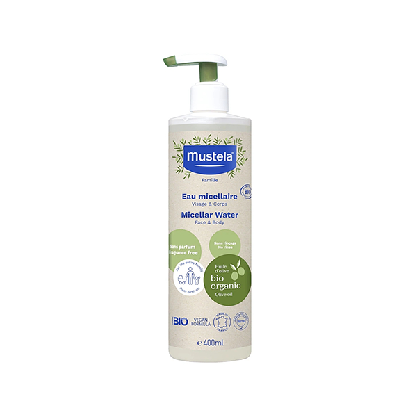 Mustela Famille Micellar Water Face & Body почистваща мицеларна вода за лице за деца | monna.bg