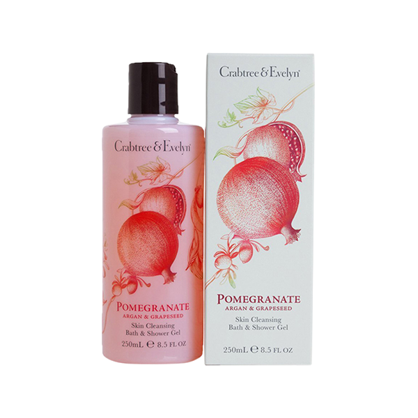 Crabtree & Evelyn Pomegranate Argan & Grapeseed Cleansing Shower Gel душ гел унисекс | monna.bg